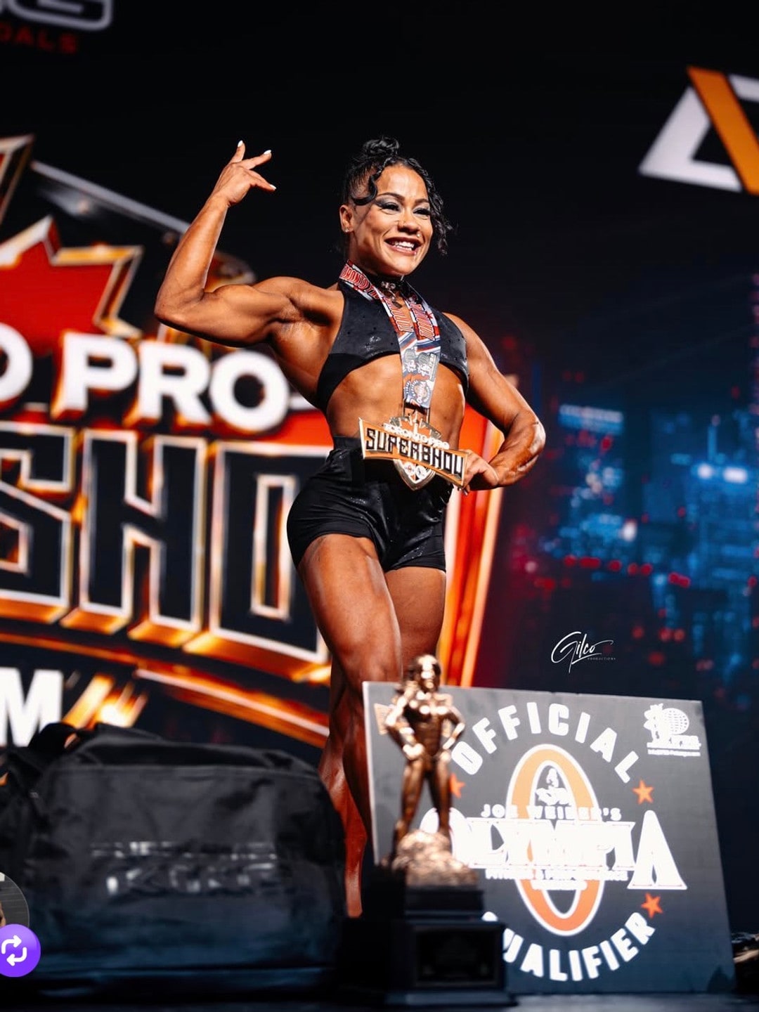ProFlow Academy athlete on stage