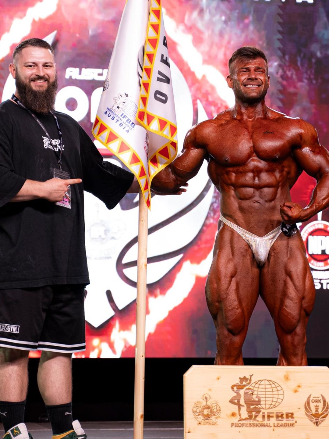 ProFlow Academy athlete on stage